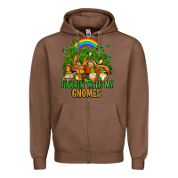 Chestnut hangin with my gnomes with rainbow Zipper Hoodie - AdoDesignShop