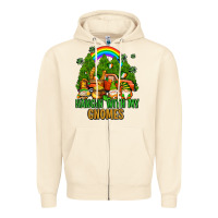 Sandshell hangin with my gnomes with rainbow Zipper Hoodie - AdoDesignShop