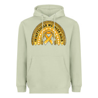 Matcha Childhood cancer awareness rainbow Heavyweight Hoodie - Jasminsmagicworld