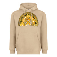 Mushroom Childhood cancer awareness rainbow Heavyweight Hoodie - Jasminsmagicworld