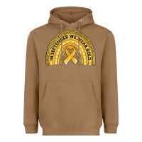 Toasted Coconut Childhood cancer awareness rainbow Heavyweight Hoodie - Jasminsmagicworld