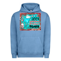 Pigment Pebble Blue 100 nursing student tears mousepad Urban Hoodie - BarkalooDesign