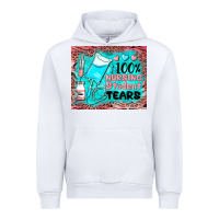 White 100 nursing student tears mousepad Urban Hoodie - BarkalooDesign