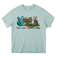 Arona Peace Love Southdown Sheep Heavy Core Tee - LillyAllenDesigns