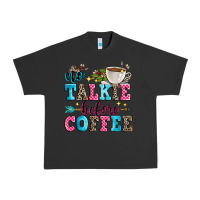 Pigment Black no talkie before coffee Urban Heavy Tee - Zillion Design Studio