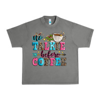 Tornado no talkie before coffee Urban Heavy Tee - Zillion Design Studio