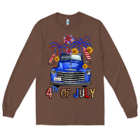 Chestnut western fourth of july truck Long Sleeve Tee - FaDigitalArtStudio