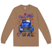 Western Fourth Of July Truck Long Sleeve Tee | Teevron