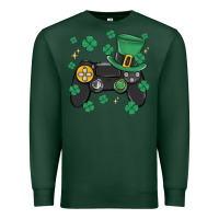 Sports Green video game st patricks day Premium Sweatshirt - MaliasSmallBusiness