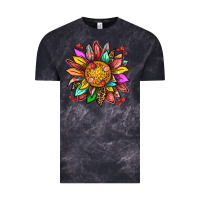 Cloud Black strawberry sunflower Vintage Tee - texasbilliewilder