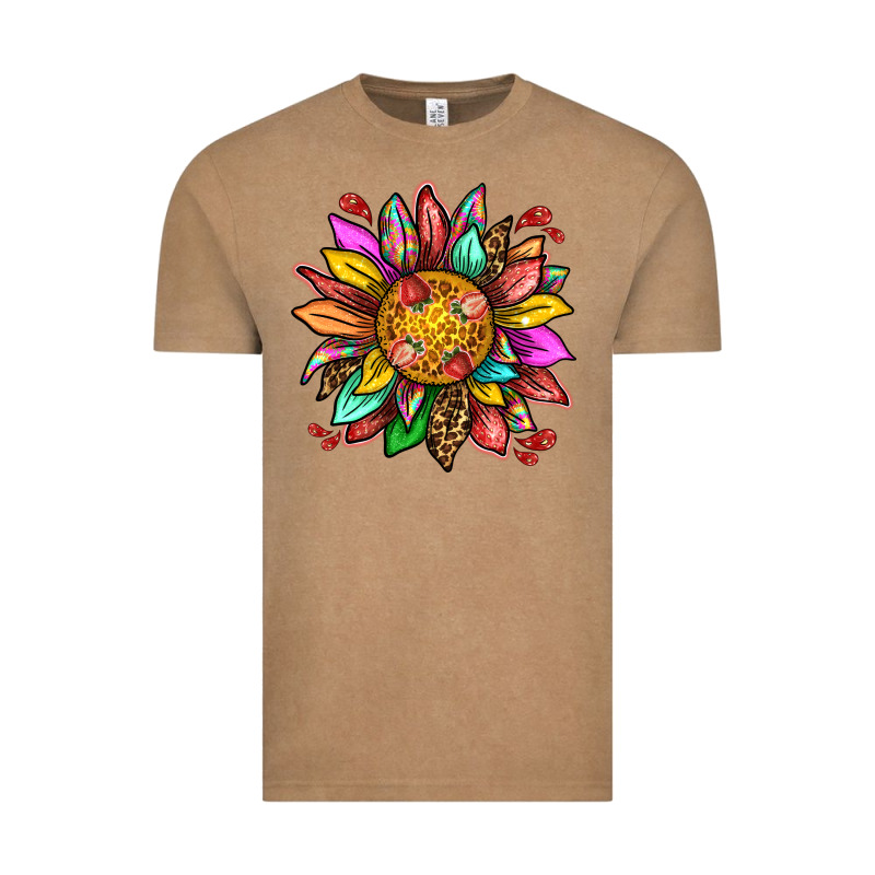 Strawberry Sunflower Vintage Tee by texasbilliewilder | Teevron