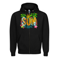 Black sun kissed summer Zipper Hoodie - Jasminsmagicworld