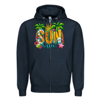 Navy sun kissed summer Zipper Hoodie - Jasminsmagicworld