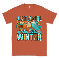 Copper just a girl who loves winter Classic Tee - FaDigitalArtStudio