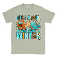 Matcha just a girl who loves winter Classic Tee - FaDigitalArtStudio