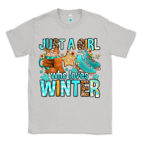 Moon Dust just a girl who loves winter Classic Tee - FaDigitalArtStudio
