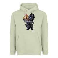 Matcha Brahma Rooster Heavyweight Hoodie - LillyAllenDesigns