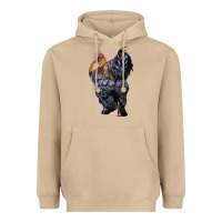 Mushroom Brahma Rooster Heavyweight Hoodie - LillyAllenDesigns