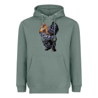 Sage Brahma Rooster Heavyweight Hoodie - LillyAllenDesigns