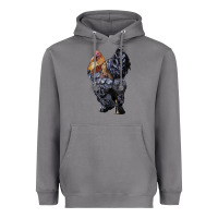 Storm Brahma Rooster Heavyweight Hoodie - LillyAllenDesigns