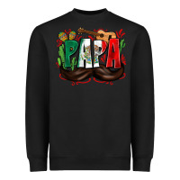 Black papa mexico Heavyweight Sweatshirt - Zillion Design Studio