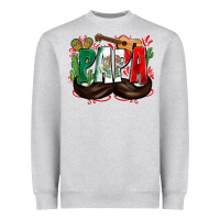 Heather Grey papa mexico Heavyweight Sweatshirt - Zillion Design Studio
