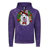 Cloud Purple Christmas White Shepherd With Cowhide Vintage Hoodie - RanaPortraitStore