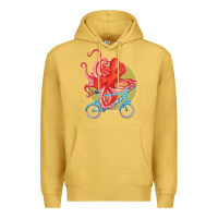 Antique Gold Cycling octopus Premium Hoodie - Bettercallsaul