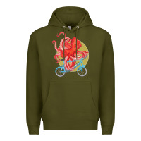 Army Green Cycling octopus Premium Hoodie - Bettercallsaul