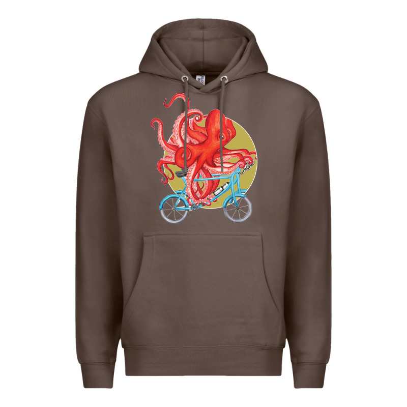 Cycling Octopus Premium Hoodie by Bettercallsaul | Teevron