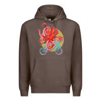 Coffee Cycling octopus Premium Hoodie - Bettercallsaul
