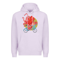 Lilac Cycling octopus Premium Hoodie - Bettercallsaul