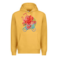 Mustard Cycling octopus Premium Hoodie - Bettercallsaul