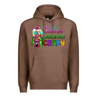 Chestnut just a girl who loves candy Premium Hoodie - AdoDesignShop