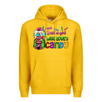 Lemon just a girl who loves candy Premium Hoodie - AdoDesignShop