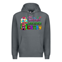 Rock just a girl who loves candy Premium Hoodie - AdoDesignShop