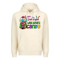 Sandshell just a girl who loves candy Premium Hoodie - AdoDesignShop