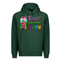 Sports Green just a girl who loves candy Premium Hoodie - AdoDesignShop