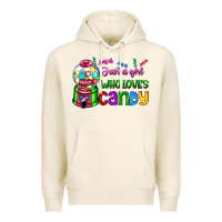 Tofu just a girl who loves candy Premium Hoodie - AdoDesignShop