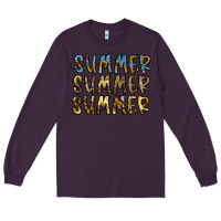 Plum summer summer Long Sleeve Tee - CowhideDigitalArt