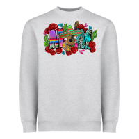 Heather Grey mom mexico Heavyweight Sweatshirt - Zillion Design Studio