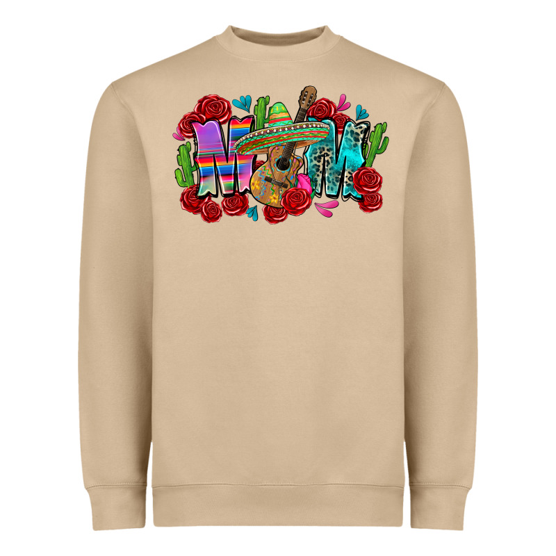 Mom Mexico Heavyweight Sweatshirt by Zillion Design Studio | Teevron