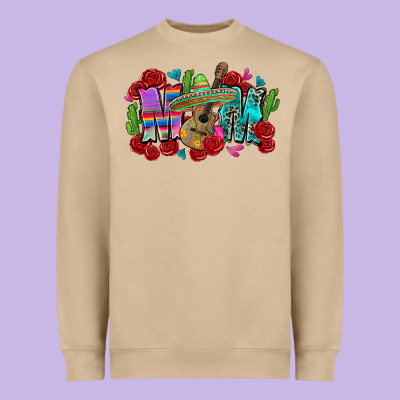 Mom Mexico Heavyweight Sweatshirt Designed By Zillion Design Studio