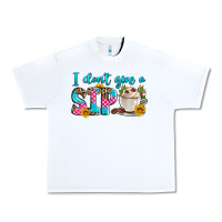 White i don't give a sip Urban Heavy Tee - Zillion Design Studio