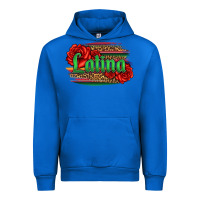 Cobalt latina with serape and roses Urban Hoodie - Jasminsmagicworld