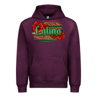 Mauve Wine latina with serape and roses Urban Hoodie - Jasminsmagicworld