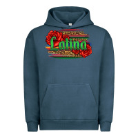 Pigment Midnight Navy latina with serape and roses Urban Hoodie - Jasminsmagicworld