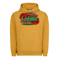 Pigment Peanut Butter latina with serape and roses Urban Hoodie - Jasminsmagicworld