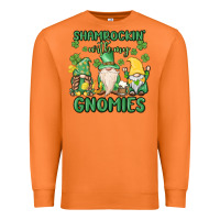 Carrot shamrock with my gnomies Premium Sweatshirt - MaliasSmallBusiness