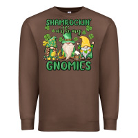 Chestnut shamrock with my gnomies Premium Sweatshirt - MaliasSmallBusiness